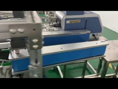 Máquina plegable de los guantes automáticos inferiores del tejido de la empaquetadora de la caja de la hebilla