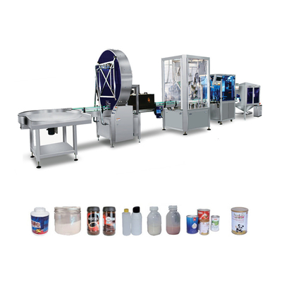 Línea de envasado automática de la proteína de la medicina del sésamo línea del embotellado del polvo del café