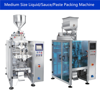 Bagger vertical de rellenar líquido completamente automático Machine de la máquina 5kg de la salsa de tomate grande