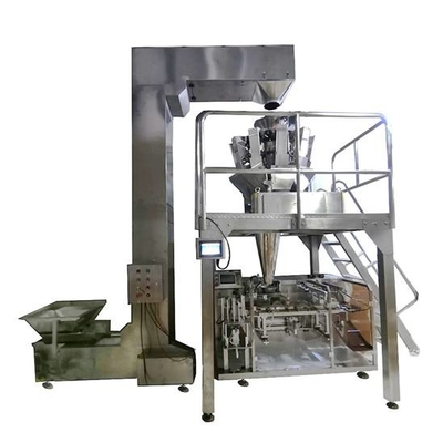 Máquina de rellenar preparada de antemano del bocado de la bolsa de la comida polivinílica rotatoria de la empaquetadora
