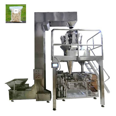 Bolsa preparada de antemano rotatoria de la empaquetadora del producto alimenticio de los gránulos 1000g horizontal