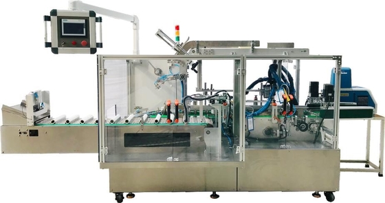 Se aferra la empaquetadora automática de la caja de plástico del rollo del papel de aluminio de la máquina del lacre de la caja