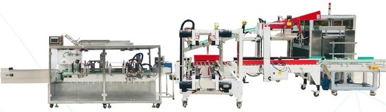 Máquina de rellenar de la empaquetadora del jabón del guante del tejido de la caja completamente automática del cartón