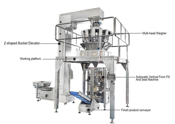 Empaquetadora automática de los granos de semillas de Chips Packing Machine Coffee Beans de la patata