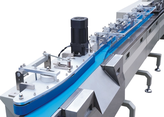 Empaquetadora horizontal automática del envase de comida del flujo con la alimentación de los productos