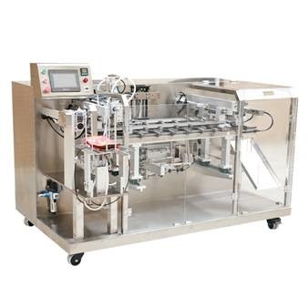 La cremallera pulveriza el soporte preparado de antemano de la empaquetadora de la bolsa encima de la máquina de aislamiento de relleno de la bolsa